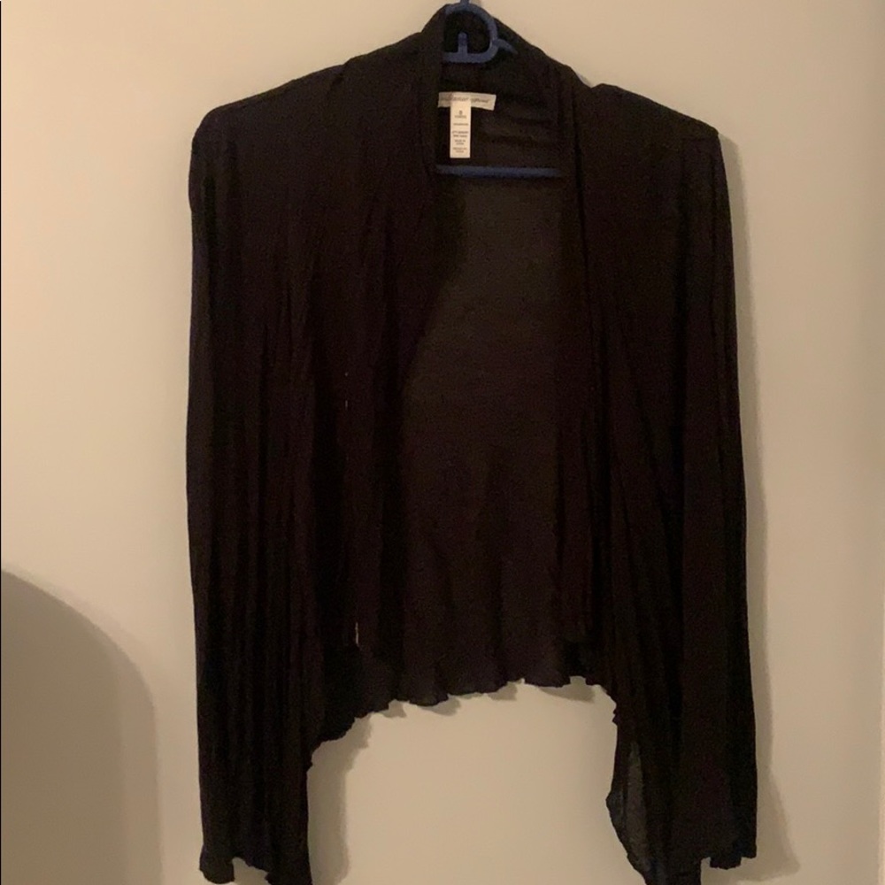 Black cardigan